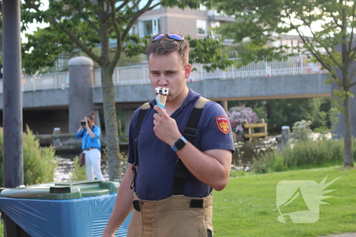 Brandweer zorgt voor vertier en verkoeling