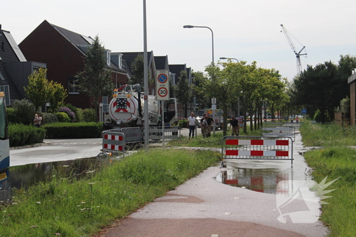 Flinke wateroverlast door waterleidingbreuk