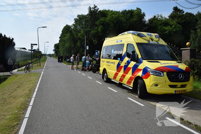 Scooter en fietser veroorzaken ongeval