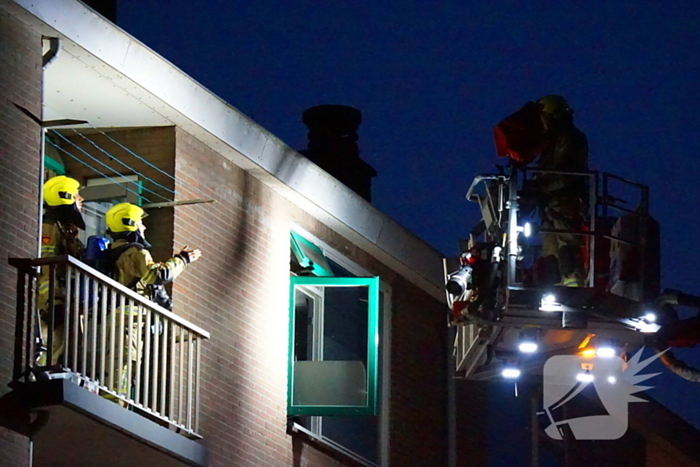 Brandweer ingezet voor brandgeur door tosti's