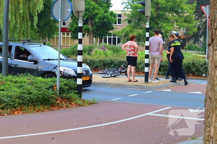 Fietser gewond bij verkeersongeval