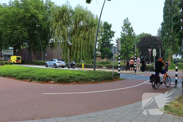 Fietser gewond bij verkeersongeval