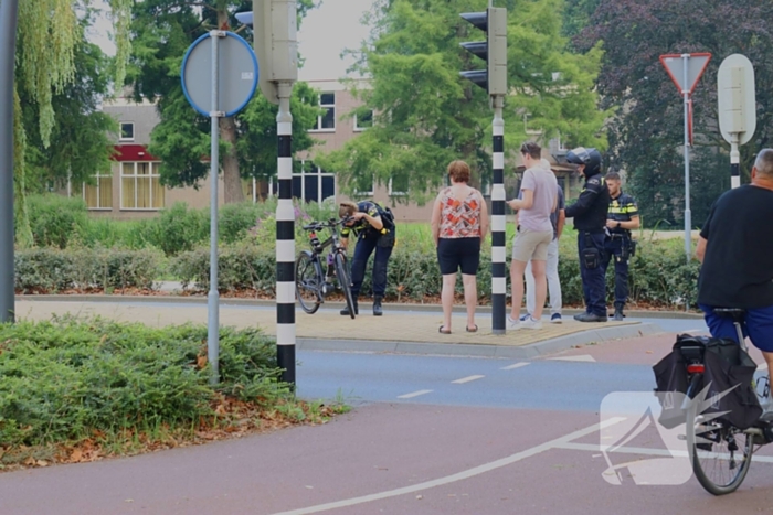 Fietser gewond bij verkeersongeval