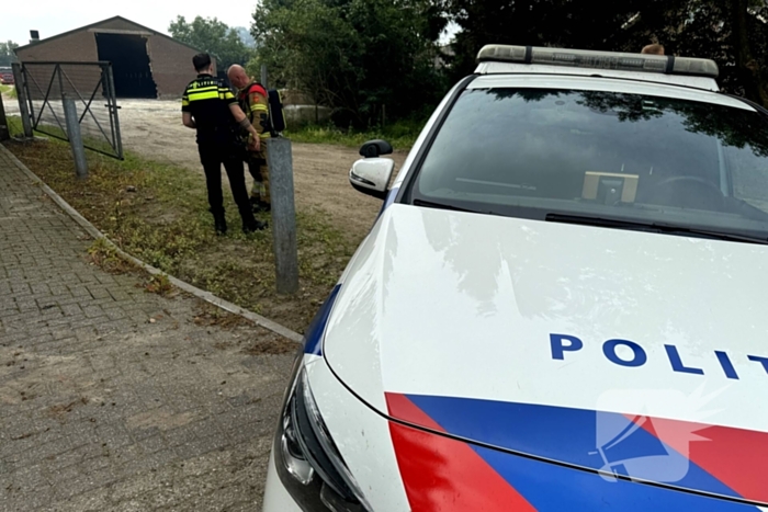 Brand bij boerderij blijkt mee te vallen