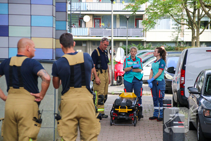 Traumateamingezet bij medische noodsituatie in flatwoning