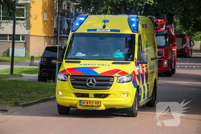 Traumateamingezet bij medische noodsituatie in flatwoning