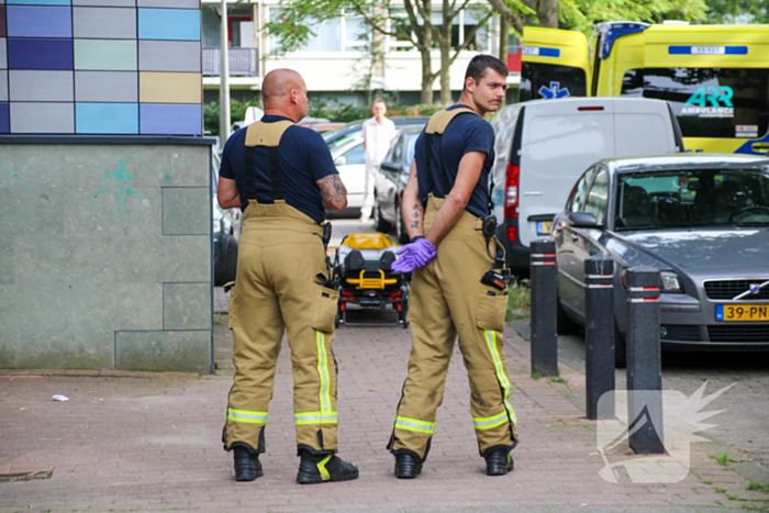 Traumateamingezet bij medische noodsituatie in flatwoning