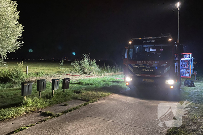 Rookontwikkeling bij brand in landbouwvoertuig