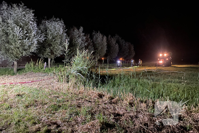 Rookontwikkeling bij brand in landbouwvoertuig