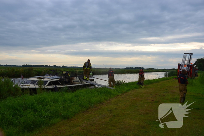 Flinke brand verwoest plezierjacht