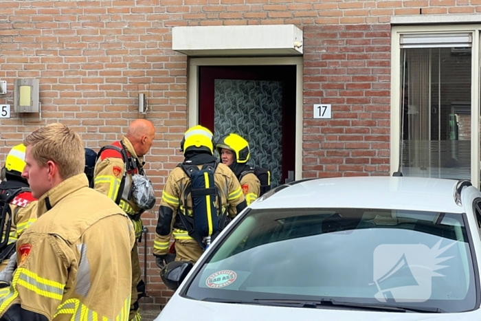 Brandweer ingezet voor melding woningbrand