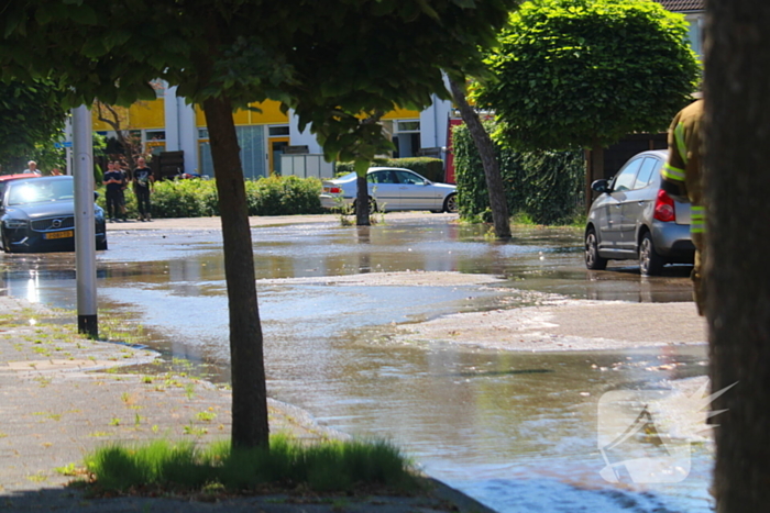 Veel wateroverlast door gesprongen waterleiding