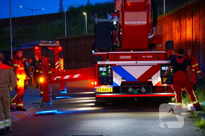 Brandweer ingezet voor brand op balkon