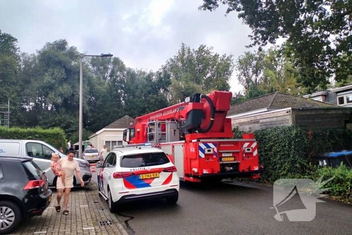 Veel rookontwikkeling bij uitslaande brand