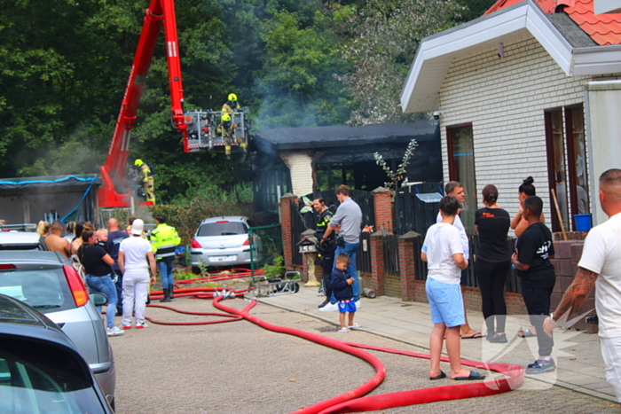 Veel rookontwikkeling bij uitslaande brand