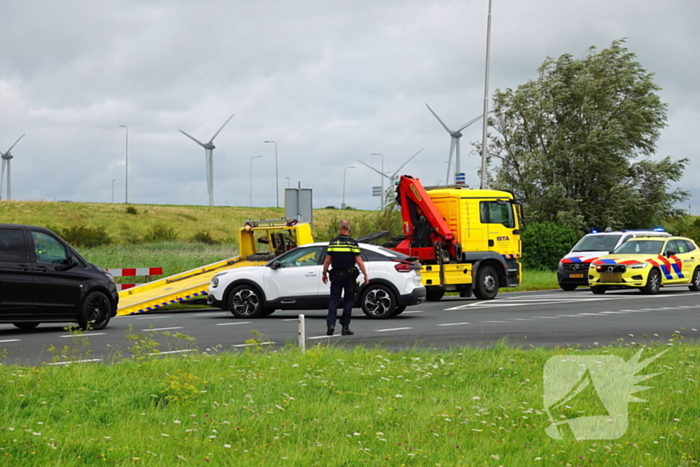 Motorrijder geschept door automobilist