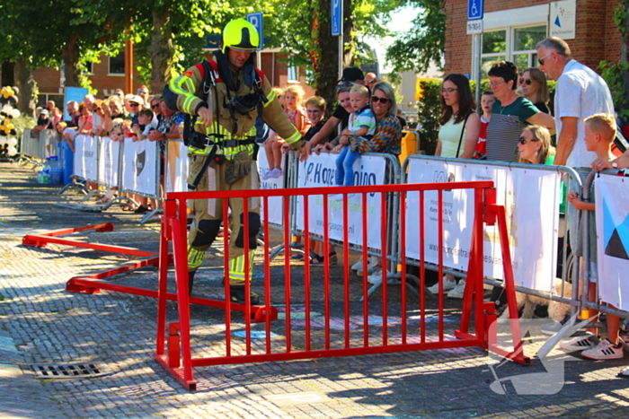 Veel belangstelling bij brandweer wedstrijden