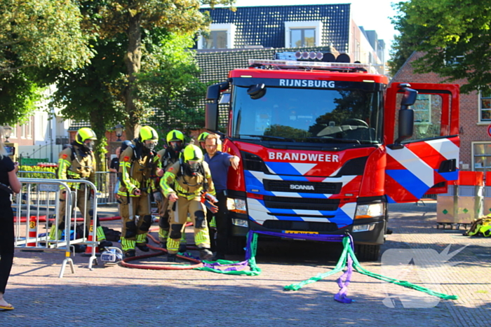 Veel belangstelling bij brandweer wedstrijden