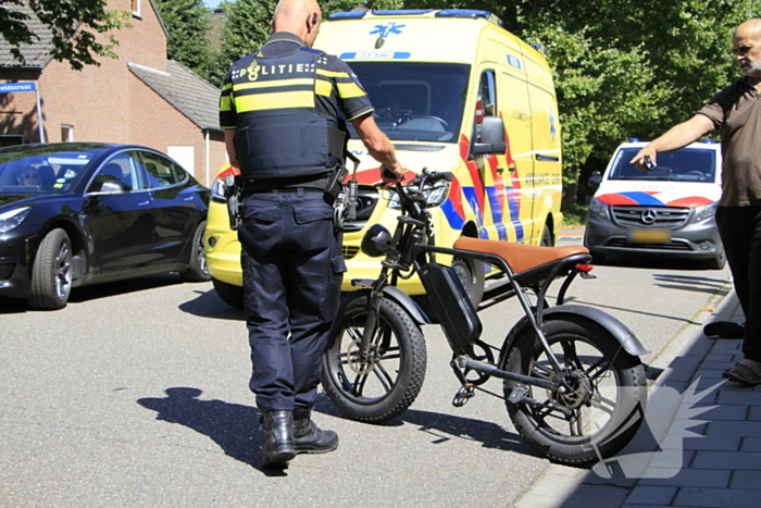 Persoon op fatbike aangereden door automobilist