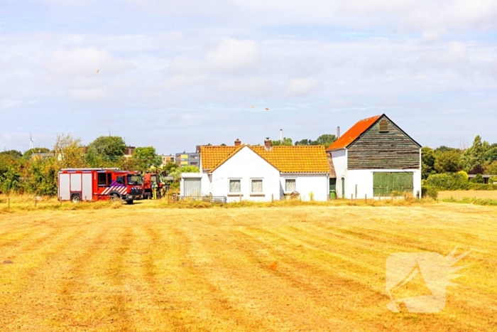 Boer handelt snel en voorkomt dat tractor uitbrand