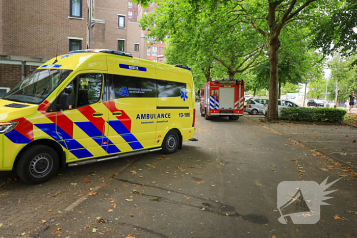 Brand in gebouw voor begleidwonen