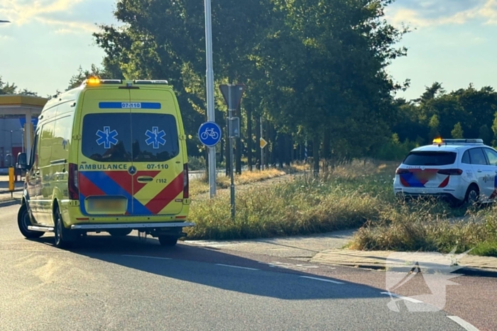 Fietser komt ten val op fietspad