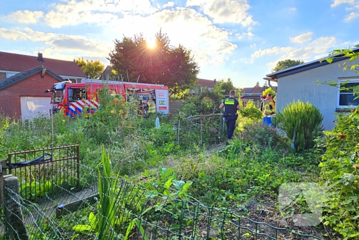 Buitenbrand snel onder controle