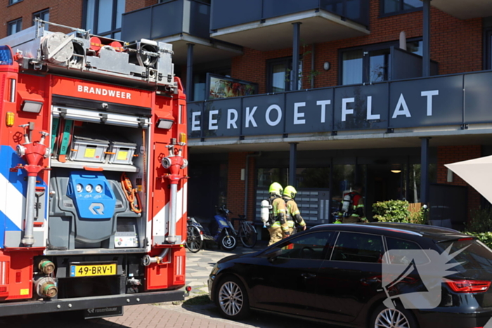 Brandweer ingezet voor brand op balkon