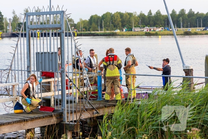 Pleziervaartuig gezonken na aanvaring, opvarenden gered