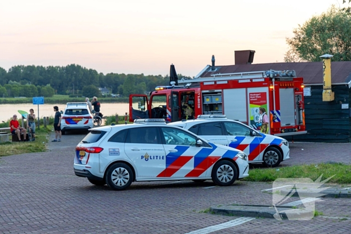 Pleziervaartuig gezonken na aanvaring, opvarenden gered