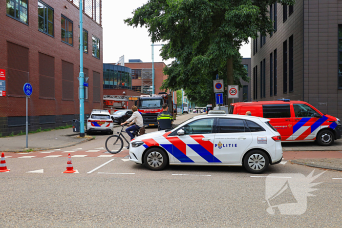 Brand in parkeergarage MBO College Westpoort