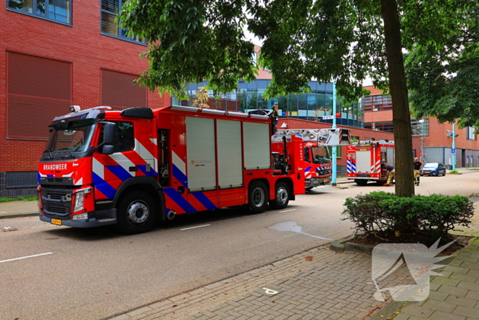 Brand in parkeergarage MBO College Westpoort