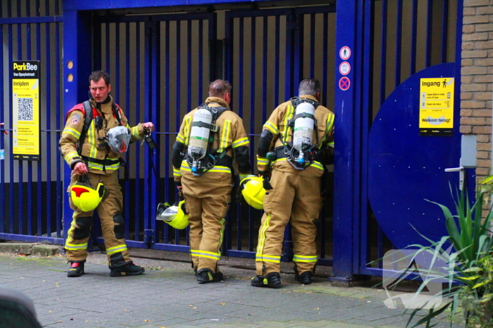 Gaslekkage in parkeergarage