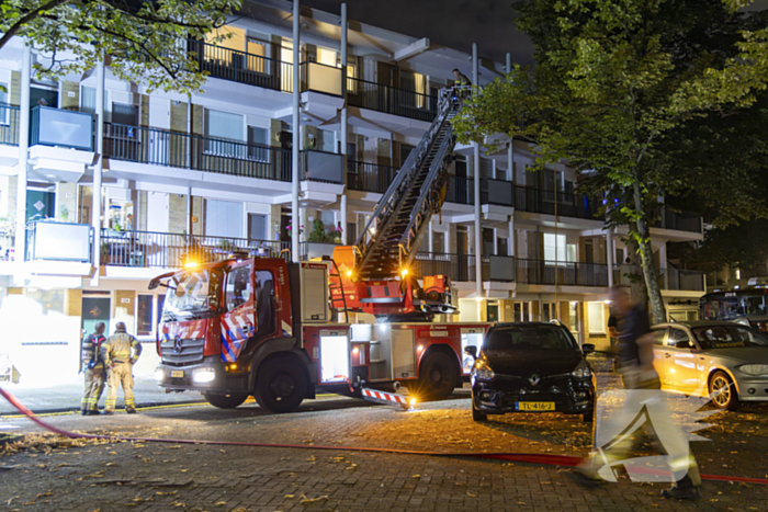 Felle uitslaande brand in appartement