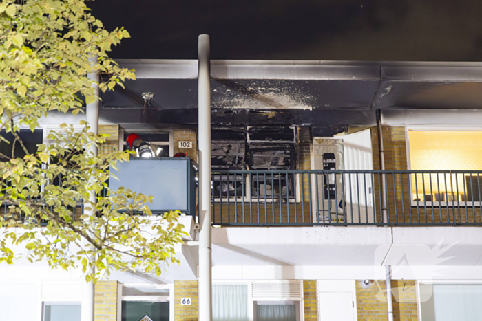 Felle uitslaande brand in appartement