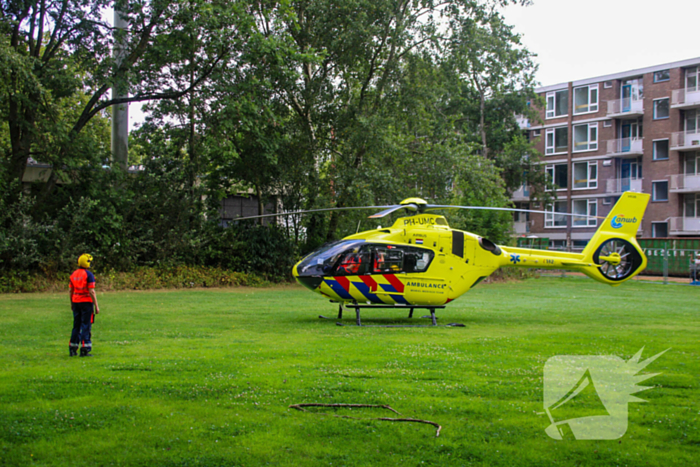 Traumahelikopter geland voor incident met kind