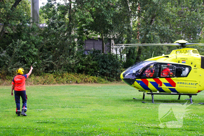 Traumahelikopter geland voor incident met kind