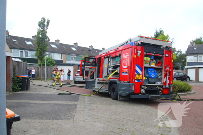 Woning vol rook door brand