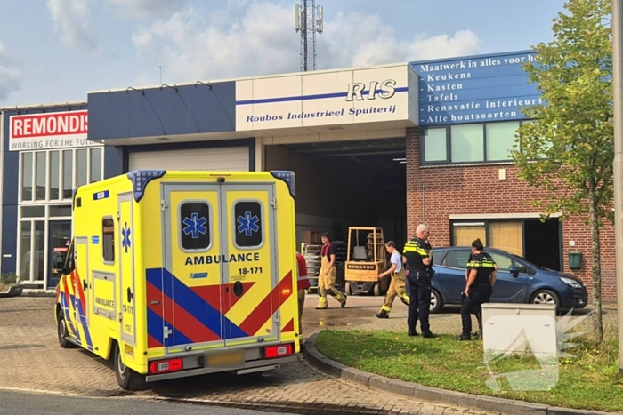 Persoon gewond bij ongeval in bedrijfspand