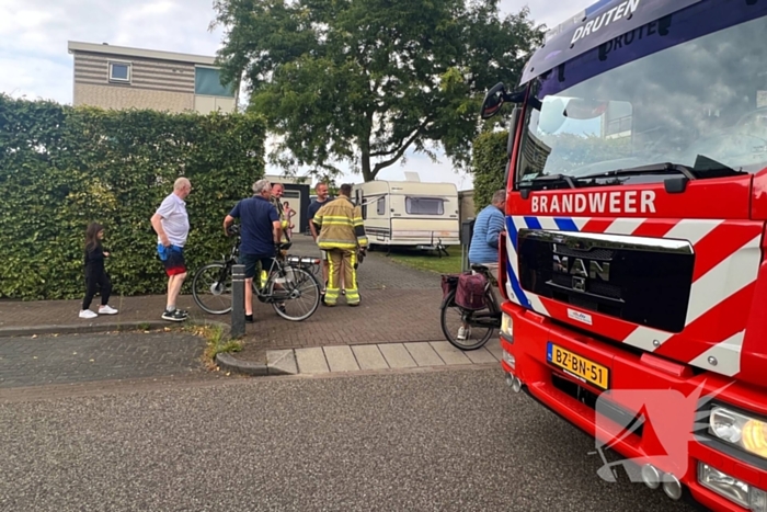 Brand in caravan snel onder controle