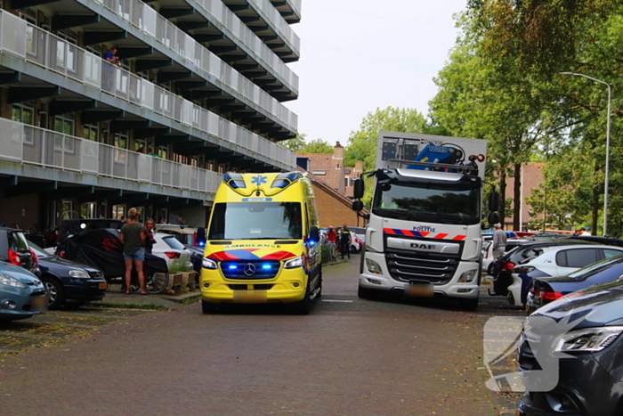 Traumateam ingezet voor incident bij flatgebouw