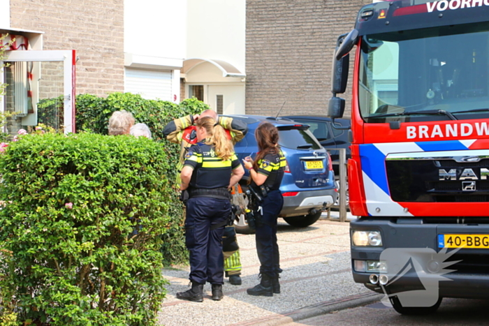 Brand in woning snel onder controle