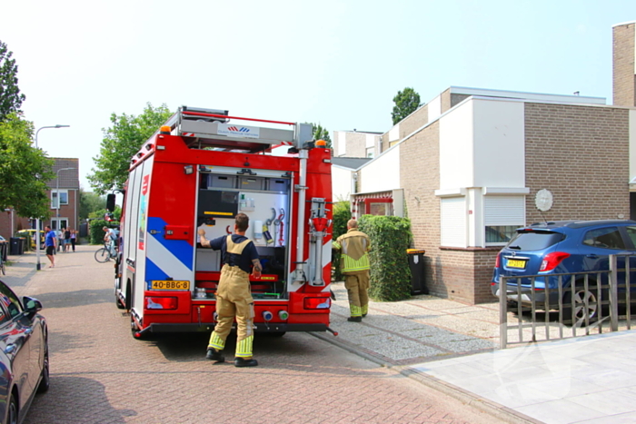 Brand in woning snel onder controle