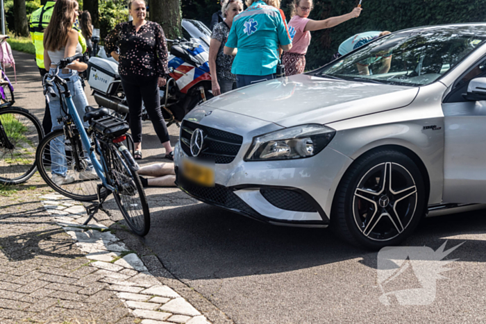 Fietser gewond bij aanrijding met auto