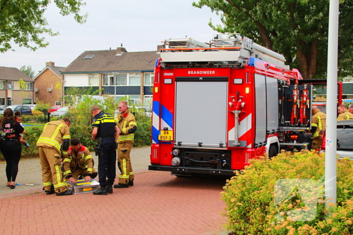 Brandweer bevrijdt vastzittend kind uit fietsspaken