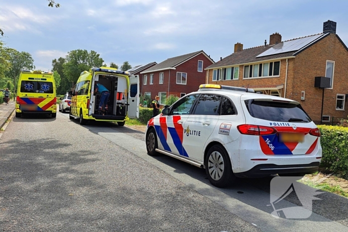 Fietser raakt gewond na ongeval op fietspad