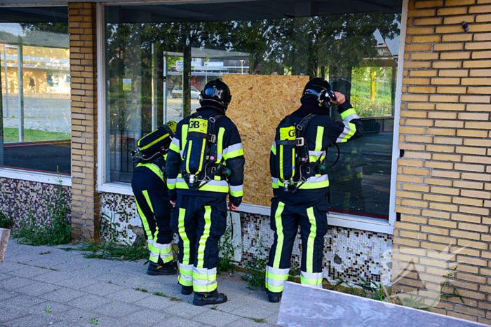 Gaslek in leegstaand winkelpand leidt tot ontruiming