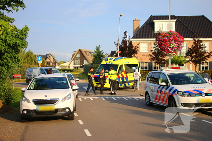 Fietser gewond bij aanrijding met auto