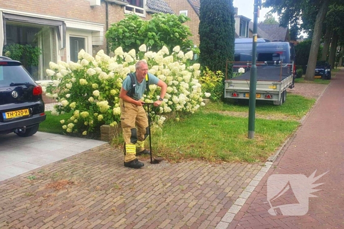 Wateroverlast door gesprongen waterleiding