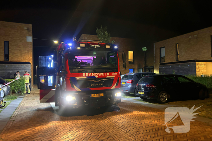 Vlammenzee verwoest schuur bij woning